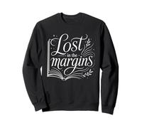 Lost in The Margins Book Lover Lector estético Literario Sudadera