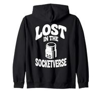 Lost In The Socketverse 10MM Socket Car Guy Divertido Mecánico Sudadera con Capucha