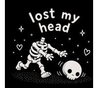 Lost My Head: A Spooky Cute Sketchbook (100 Pages): 8.5 x 8.5 Blank Sketchbook for Drawing, Doodling, and Creative Ideas
