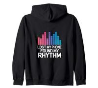 LOST MY PHONE FOUND MY RHYTHM Sudadera con Capucha