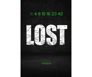 Lost Notebook - Bloc de notas Serie Perdidos: Libreta de la serie Lost Merchandising, Idea para regalo