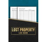 Lost Property Log Book: Lost & Found Record Book | Track and Register Lost Items for Schools, Offices, Hotels, Businesses and Public Spaces | A4 Format | Blue