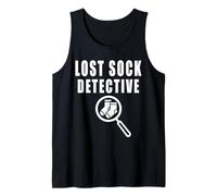 Lost Sock Detective Calcetines Camiseta sin Mangas