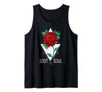 Lost Soul Rose Flower - Sad Aesthetic Edgy Streetwear Camiseta sin Mangas