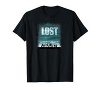 Lost Stormy Sky and Ocean Cast Outlines Poster TV Show Camiseta