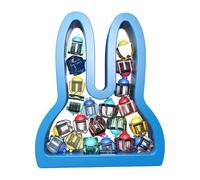 Lost Teeth Holder - Adorable Rabbit Tooth Storage Case | Cute Infant Milk Tooth Organizer Box with Separate Compartments, Kids Development Record Memory Keepsake for Home Nursery Gift Family Present