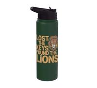 Lost The Keys Encontró a los Leones Zoólogo Divertido Zoológico Stainless Steel Insulated Water Bottle