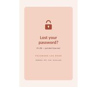 Lost Your Password? Its Ok, Just Don't Lose Me!: An Alphabetical Organizer to Keep Track of Websites, Usernames, Passwords & Wi-Fi