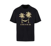 Lost Youth Camiseta 'Right Direction' amarillo claro / negro XL EUR