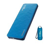 LOSTHORIZON Colchoneta de dormir autoinflable de 4.5 pulgadas de grosor con espuma sólida, colchón de camping con bomba de aire, cama enrollable portátil, tapete inflable para exteriores, para tienda