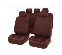 LOSTIS Cuero Funda Asiento Coche para B-MW 3 Series 320 2013-2018, Delanteros Y Traseros Impermeable Cubreasientos Auto Interior Accesorios,I/Coffee