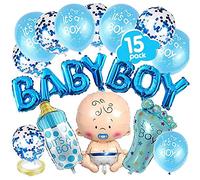 Lostwry baby shower decoracion niño gender reveal decoration pancarta de globo BABY BOY/globos de its a boy globos de fiesta para baby shower globos de cumpleaños para niños