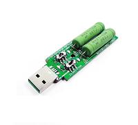 Losueeun 1 pieza USB resistencia electrónica carga con interruptor ajustable 5 V 1 A/2 A/3 A capacidad de batería voltaje resistencia de descarga comprobador