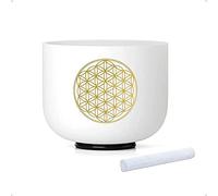 Losueeun 528HZ C Note Bowl 8 Des Leben - Cuenco de cristal de de cuarzo