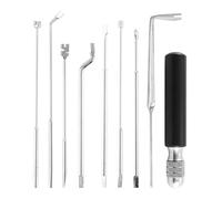 Losueeun 9 herramientas de reparación de piano para piano String Machine Piano Handle Tuning Tool