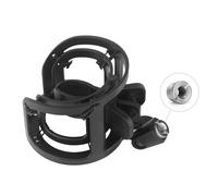 Losueeun Amortiguador de micrófono, soporte de micrófono ajustable para todos los tamaños de micrófono de 20-65 mm, tornillo de 3/8
