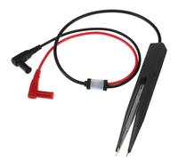 Losueeun Clip de prueba de chip SMD, pinzas de sonda multímetro para medición de capacidad, inductancia, resistencia, herramienta de prueba multiusos