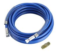 Losueeun Manguera de pulverización de pintura 1/4 Airless, pulverizador universal de alta presión, manguera flexible de fibra 3300 PSI (25 pies, azul)