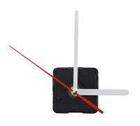 Losueeun Mecanismo de reloj con hora, minuto, rojo, segundo, mano, kit de herramientas de bricolaje, Negro y y rojo