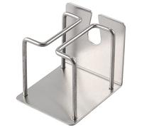 Losueeun Soporte para maquinilla de afeitar eléctrica, montaje en pared, autoadhesivo, de acero inoxidable, soporte para afeitadora de baño montado en la pared