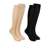 Losvcbcx 2/4/6/7 Pairs compression socks for women and men 15-20mmHg are the best sports and medical socks for running, flight, travel, nurses