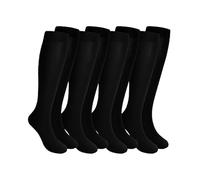 Losvcbcx 2/4/6/7 pares de calcetines de compresión para mujeres de 15 a 20 mmHg, los mejores calcetines deportivos y médicos para correr, vuelos, viajes, enfermeras