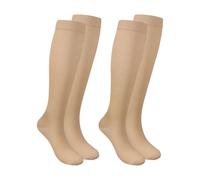 Losvcbcx 2/4/6/7 pares de calcetines de compresión para mujeres de 15 a 20 mmHg, los mejores calcetines deportivos y médicos para correr, vuelos, viajes, enfermeras