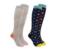 Losvcbcx 2/4/6/7 pares de calcetines de compresión para mujeres de 15 a 20 mmHg, los mejores calcetines deportivos y médicos para correr, vuelos, viajes, enfermeras