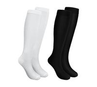 Losvcbcx 2/4/6/7 pares de calcetines de compresión para mujeres de 15 a 20 mmHg, los mejores calcetines deportivos y médicos para correr, vuelos, viajes, enfermeras