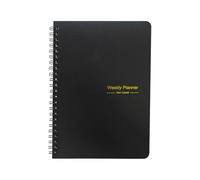 LOSVIP # 52 Week Planner 2025 Daily Planner Full Page 52 Week Self Discipline Punch Book Daily Planner Daily One Page Calendar 2025 January 2025 December 2025 (Black, One Size)