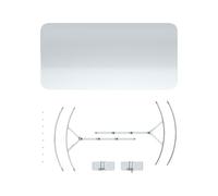 LOSVIP # Deflector de aire acondicionado para ventana, aire acondicionado, ventilación de aire, soplado directo, aire frío, para unidad de ventana (blanco, talla única)