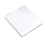 LOSVIP # Journal Notebook Memo Notebook Bloc de notas Grids Escritura para Sketching Scribbling Journal Reciclable Notebook (Blanco, Talla única)