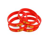 Lot 5 pulseras goma Bandera España silicona hombre pulsera Republicana Española pulsera de España Spain bracelet