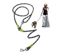 Lot de 1 laisses Mains Libres pour Chien de 250 cm, Longe para Perros, Correa para Perros, Perro MúLtiple, Correa con Manija de Confort y Carabinero Cerrable, CordóN Robusto para PequeñOs