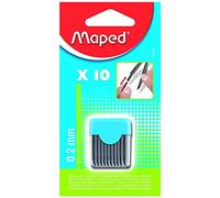 LOT DE 12 Etuis de 10 mines HB 2 mm pour compas