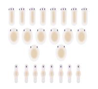 Lot de 24 pansements hydrocolloïdes imperméables en gel pour talon et ampoules - Protection du talon de l'avant-pied - Protection des orteils et des pieds - Protection extra forte et récupération