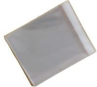 Lot de 50-165 mm x 160 mm-Rabat de 30 mm x 6 "- 6" pochettes en Cellophane pour cartes de vœux 30 microns-Carré-Grand