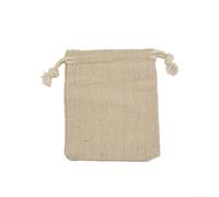 Lot de 50 pochettes en jute avec cordon de serrage, idéales pour les cadeaux de mariage et l'emballage, naturel, faciles à utiliser et à
