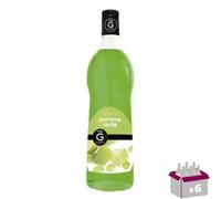 Lot de 6 jarabes de Gilbert - manzana verde - 6x1l