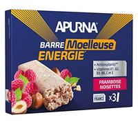 Lot de 9 barres Energie Apurna Noisette/Framboise