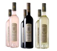 Lot Découverte Château Saint Julien - 6x75cL - Rosé 2021, Blanc 2021, Rouge 2021