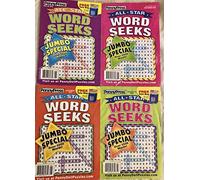 Lot of 4 Penny Press All Star Word Seeks Jumbo Special Search Circle Puzzles Books 2018 2019 2020