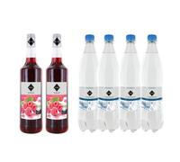 Lot Sirope Gilbert & Limonada:Sirope Gilbert Frambuesa (2x1L) - Limonada Gilbert (4x1L)