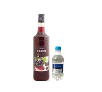 Lot Sirope Gilbert & Limonada:Sirope Gilbert Grosella negra 1L - Limonada Gilbert (12x33cl)