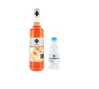 Lot Sirope Gilbert & Limonada:Sirope Gilbert Melocotón 1L - Limonada Gilbert (24x33cl)