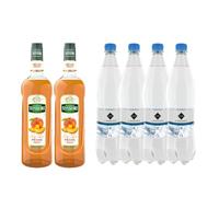 Lot Sirope & Limonada:Sirope Teisseire - Melocotón (2x1L) - Limonada Gilbert (4x1L)