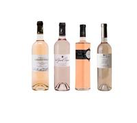 LOT vinos Rosés: 1 Rosalie TERRE DE MISTRAL / 1 Grand Pièce Côtes DE PROVENCE / 1 Grand Vigne Coteaux Varois / 1 Estérelle Château du Rouet /(4 x75cl)