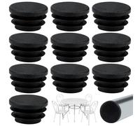 Lotbun 10pcs Tapones de láminas de 25/22/20mm de diámetro, Eliminan el Ruido y los Arañaz, Protector Patas sillas, Protector Suelo Silla, Tacos de Goma (20mm)