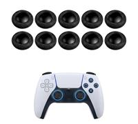 Lote 10 Capuchones Joystick TPU Antideslizantes para Manetas PS4 PS5 Edge | Textura adherente láser, material TPU resistente al sudor, colocación rápida, protege los bastones de origen, larga duración