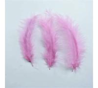 Lote 100 plumas pavo marabú para decoración manualidades atrapasueños materiales para atar moscas(Cameo)